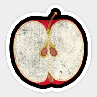 red apple Sticker